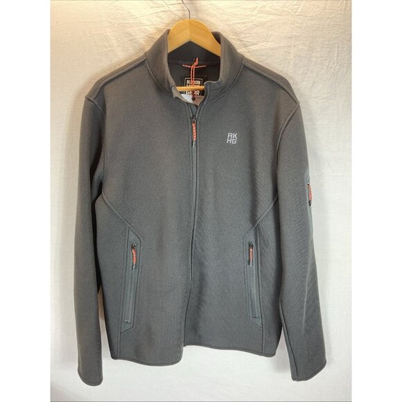 Alaskan Hardgear Jacket Mens Medium Black Graveltec Fleece Full Zip Duluth